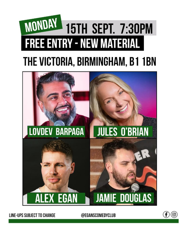 15 September 2025 The Victoria, Birmingham