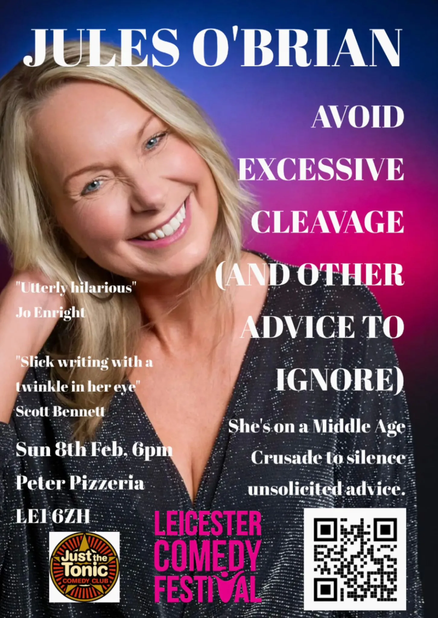 Avoid Excessive Cleavage @ Leicester Comedy Festival 8 Feb 2026 Just The Tonic
