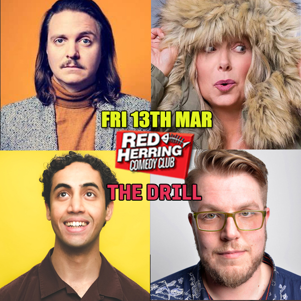 13 March 2026 Red Herring Comedy Club Lincoln